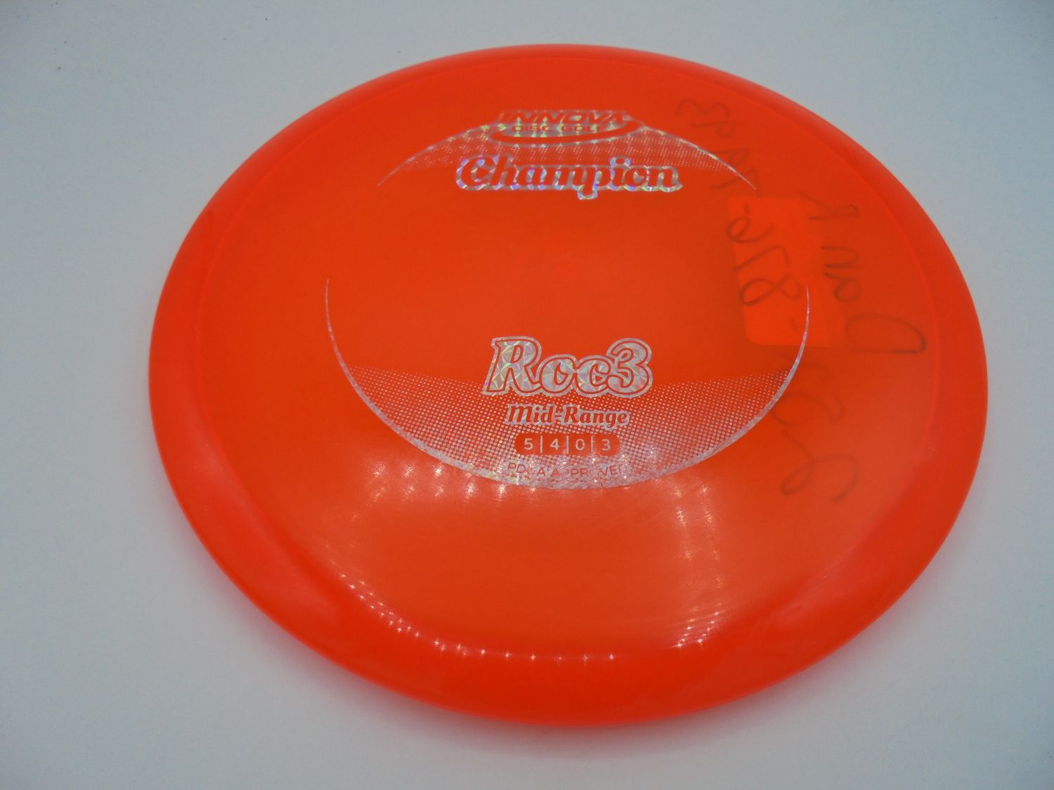 Innova Champion Roc3 Orange 180g - ZN