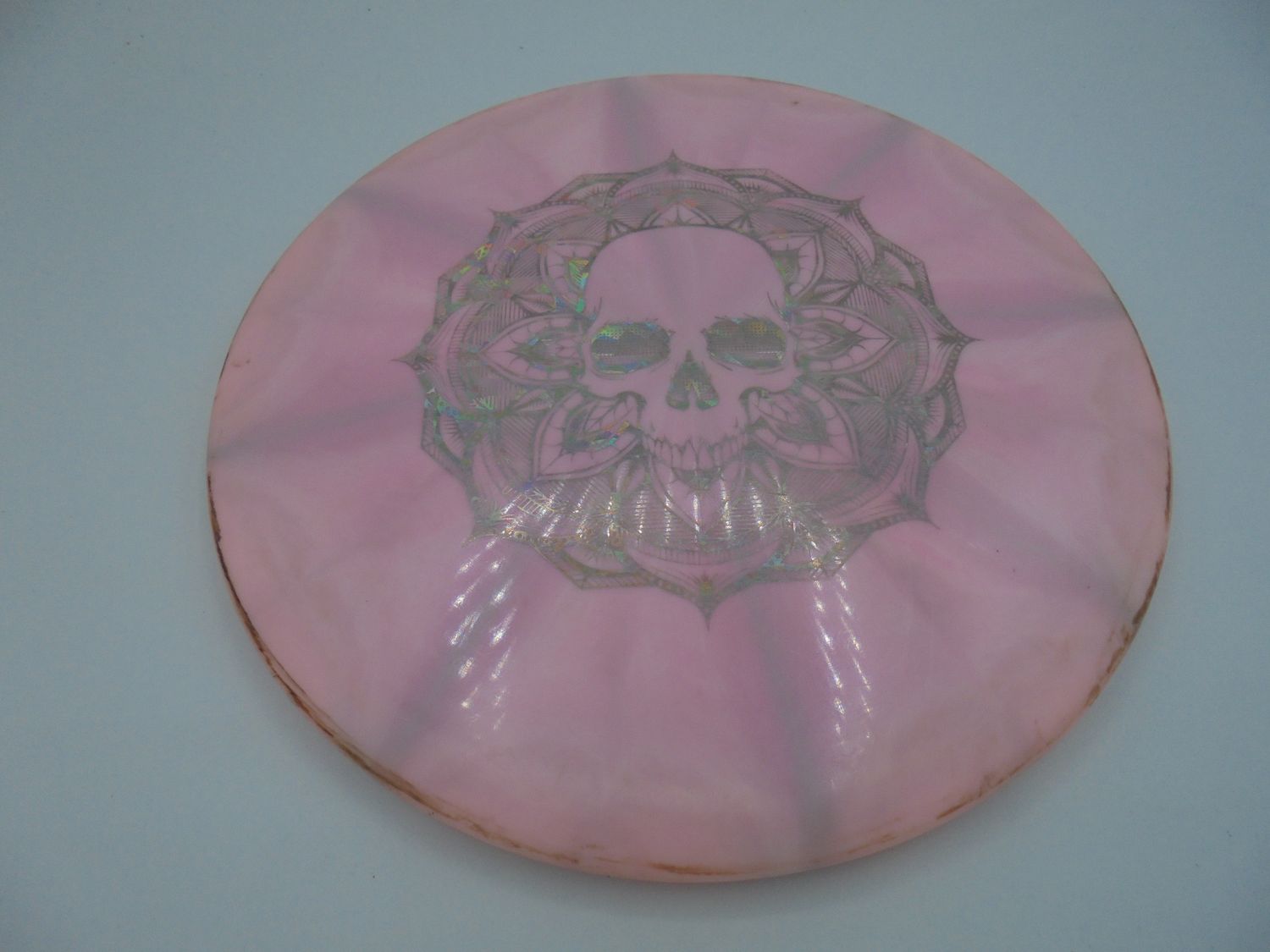 Dynamic Discs Fuzion Emac Truth Skull Stamp Pink 173g -ZN