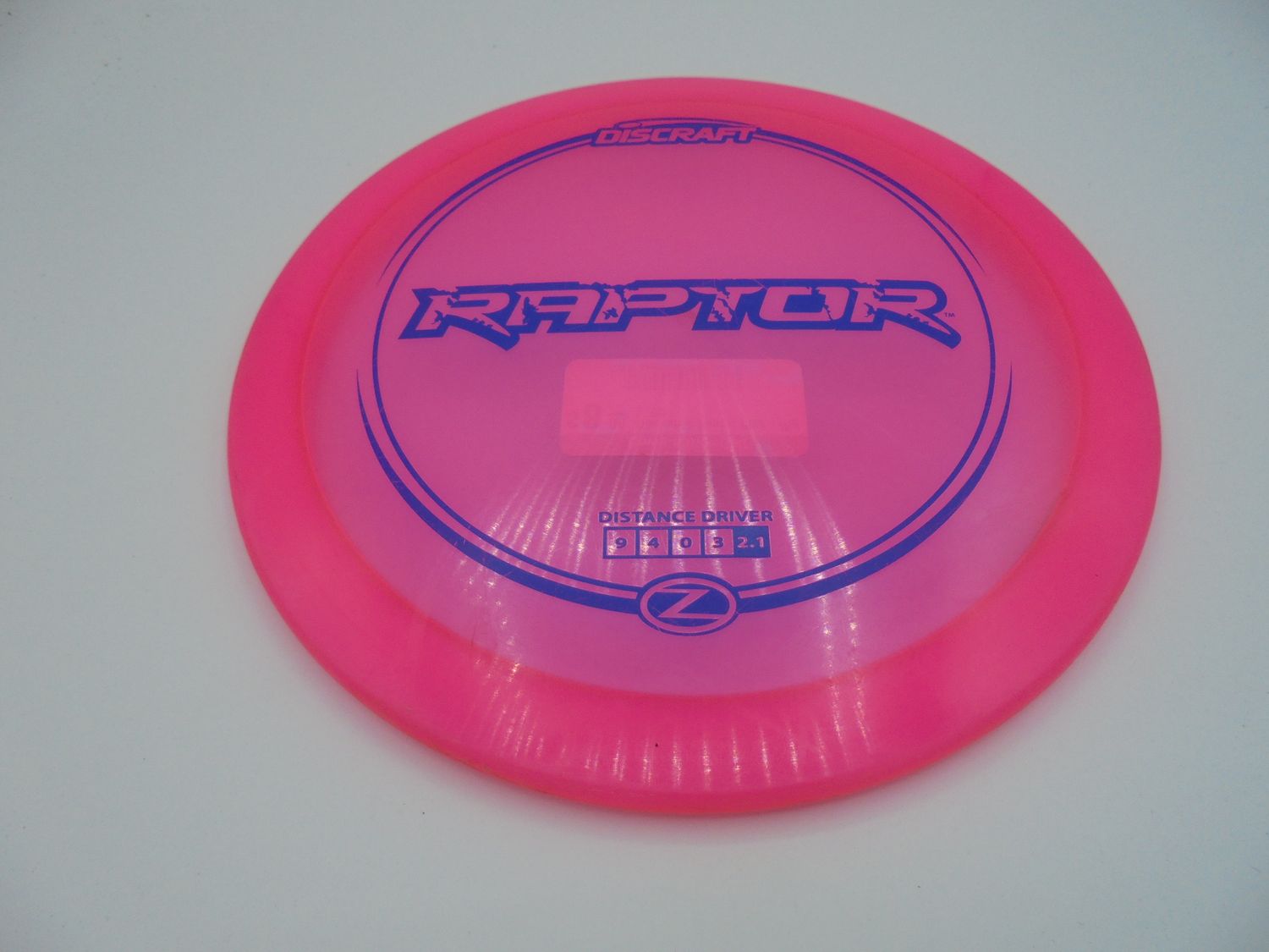 Discraft Z Raptor Pink 175g -ZN