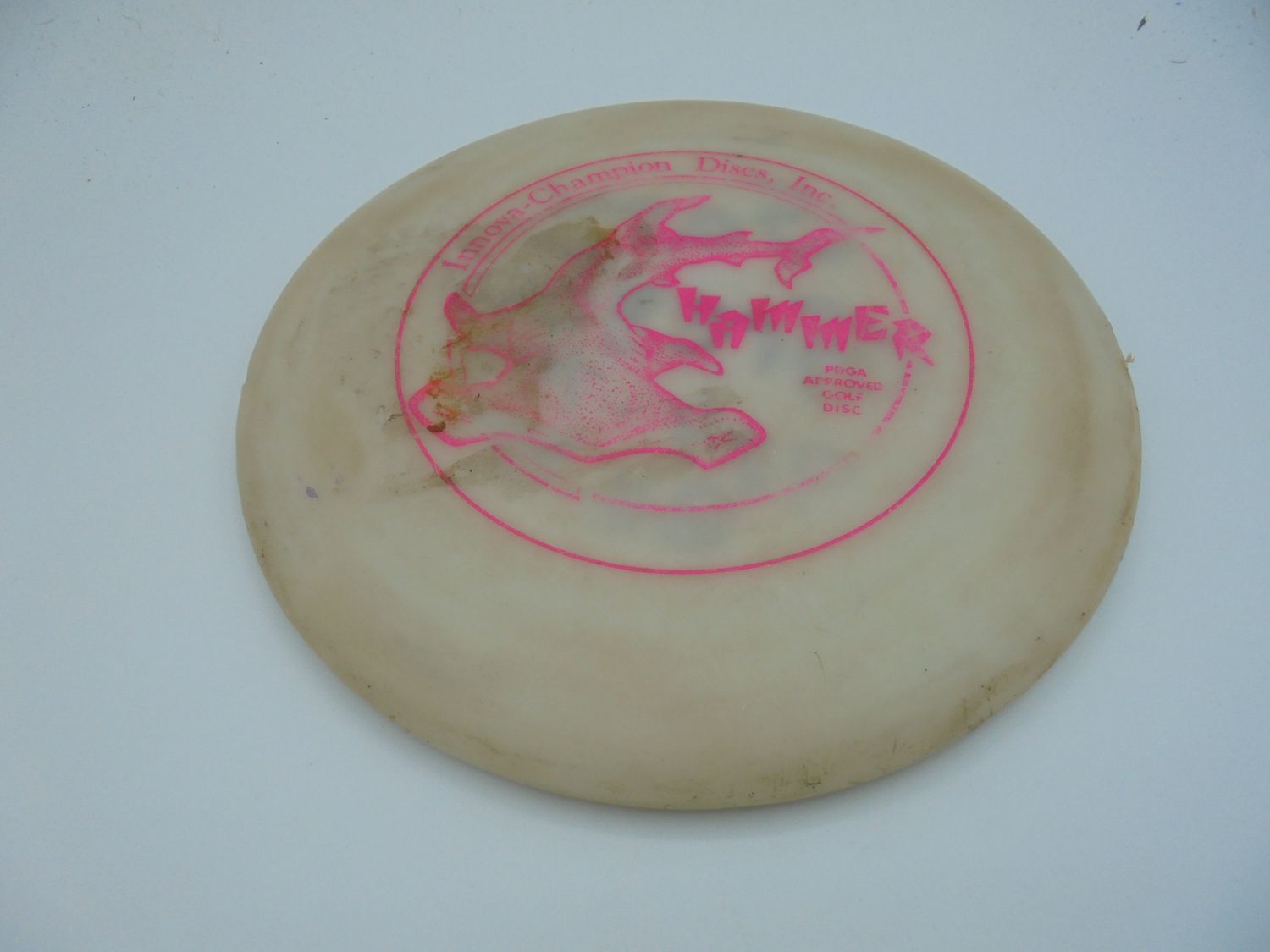 Innova DX Full Circle Stamp Hammer White 180g -ZN