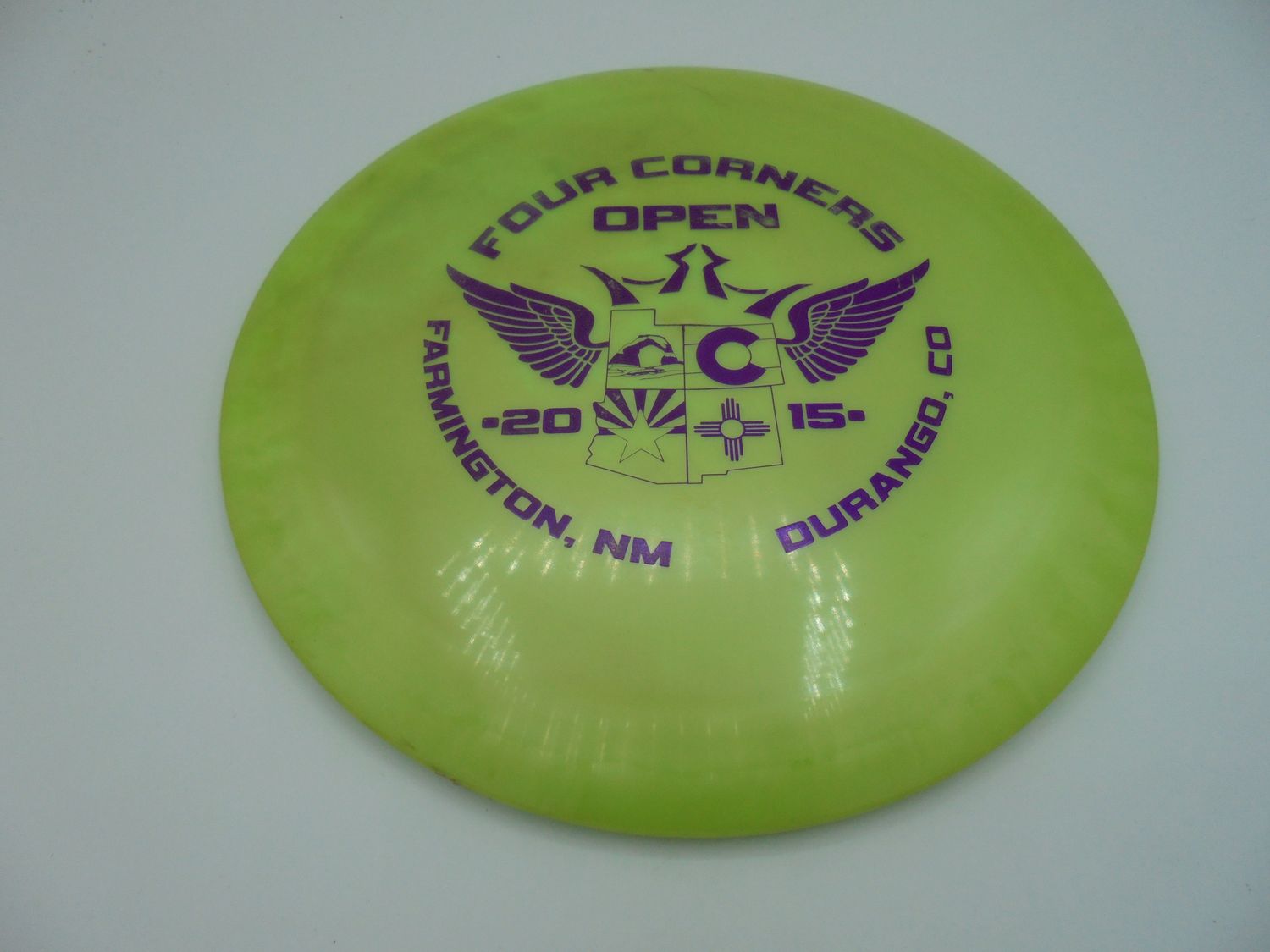 Dynamic Discs Fuzion Trespass Green 2015 Stamp 174g -ZN