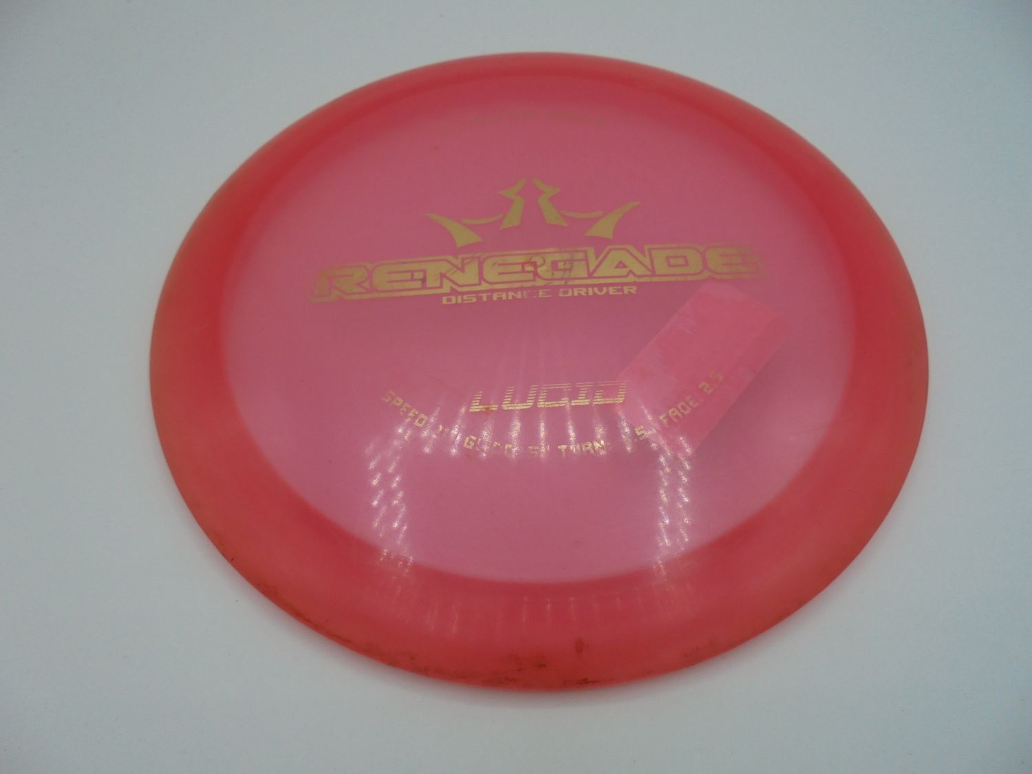 Dynamic Discs Lucid Renegade Pink 175g -PS