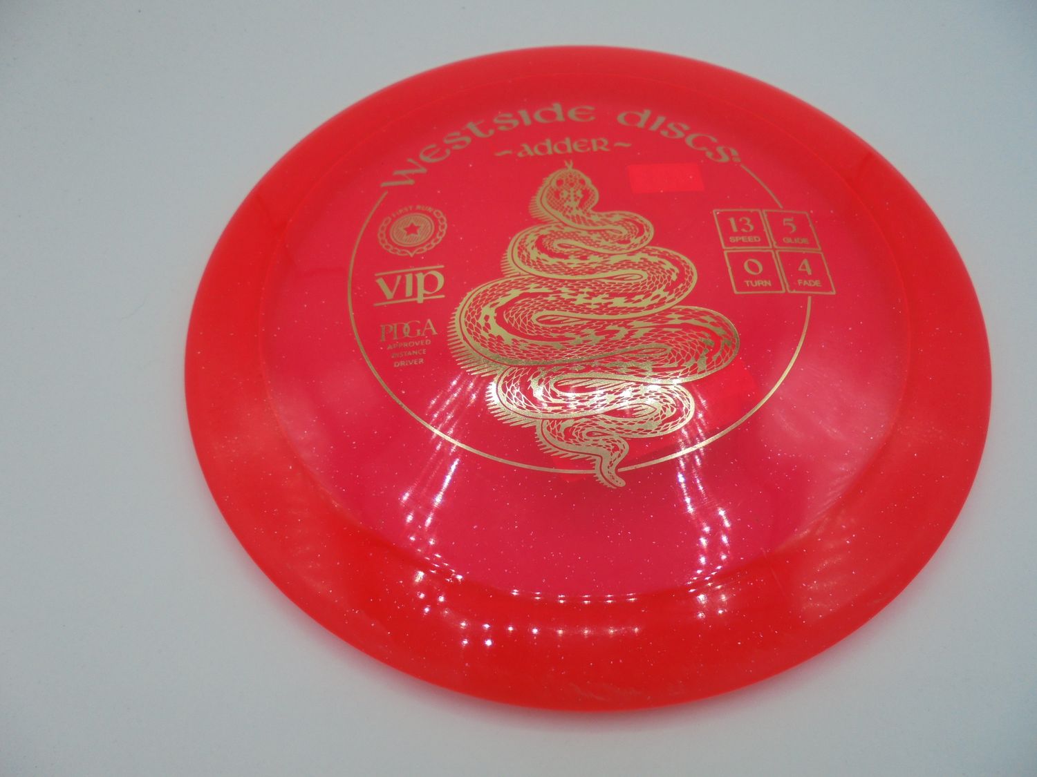 Westside Discs First Run VIP Adder Red 174g -DS