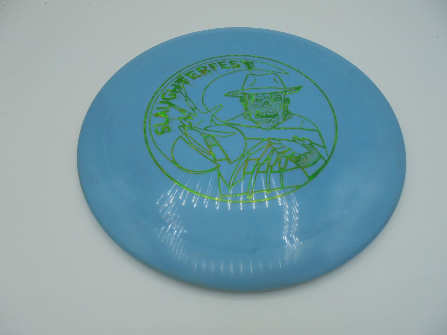Dynamic Discs Fuzion Defender Blue Slaughterfest Stamp 174g -DS