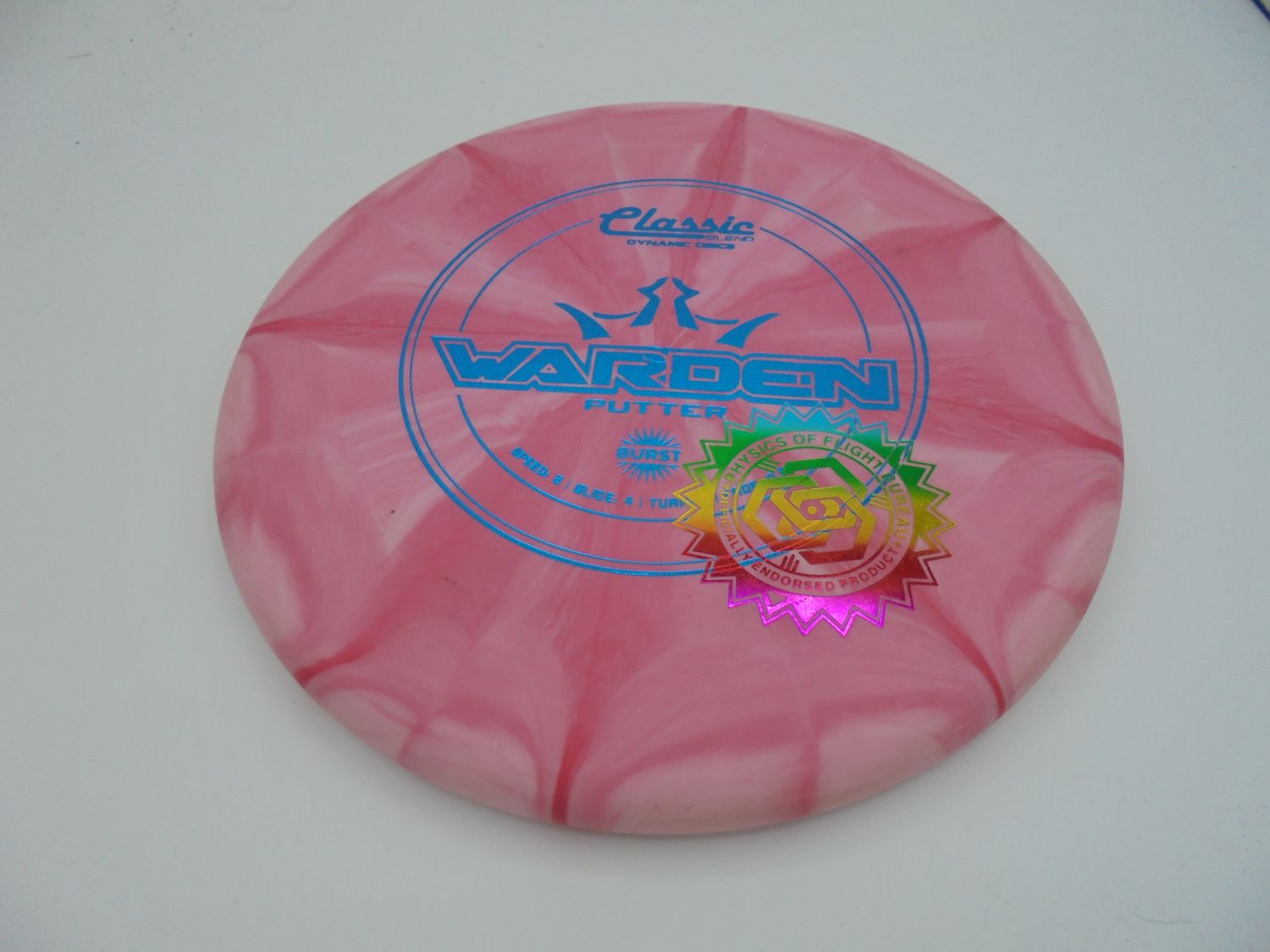 Dynamic Discs Classic Blend Burst Warden Pinkish 175g -SS