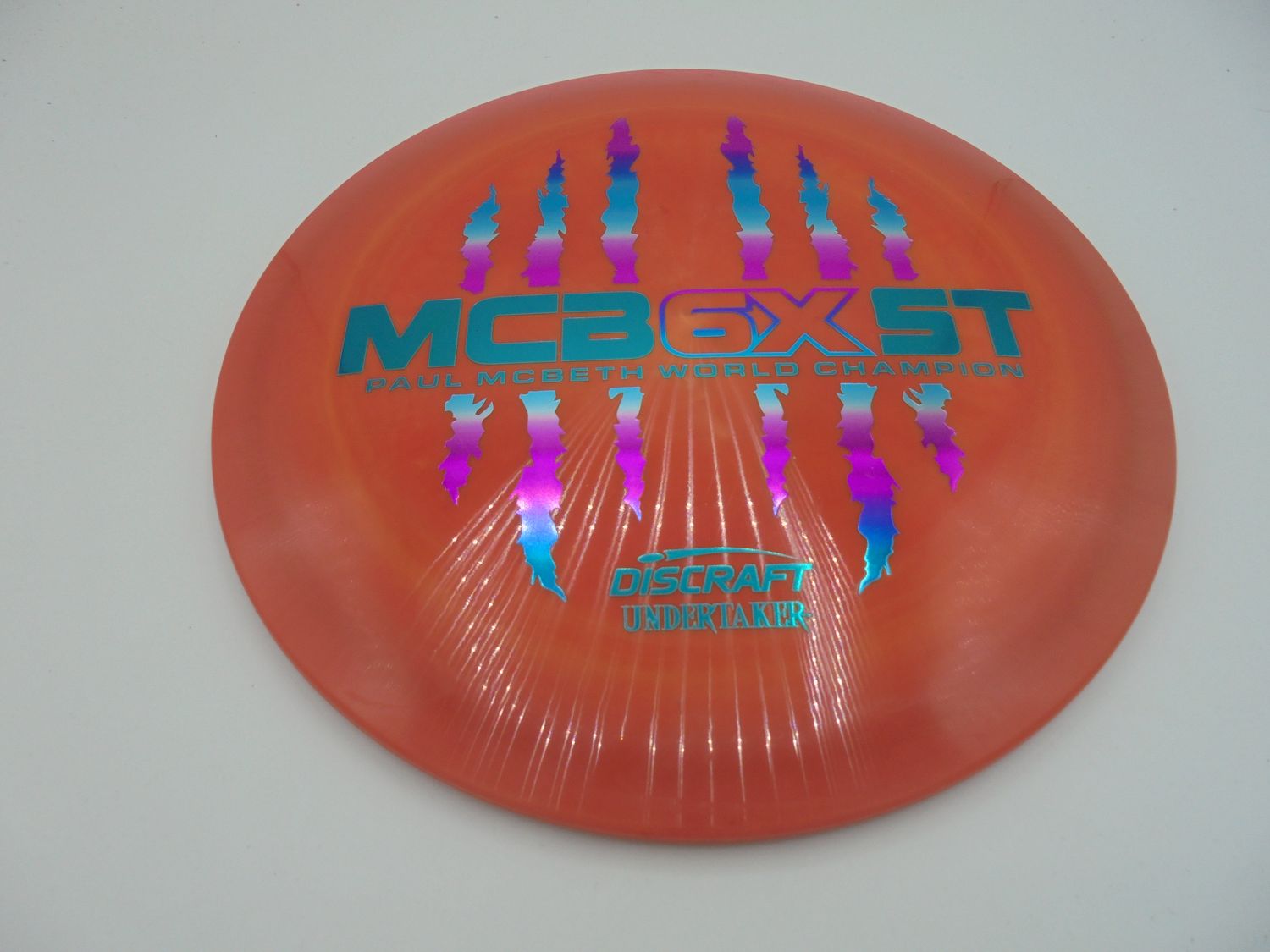 Discraft ESP 6 Claw Undertaker Orange 176g -DS