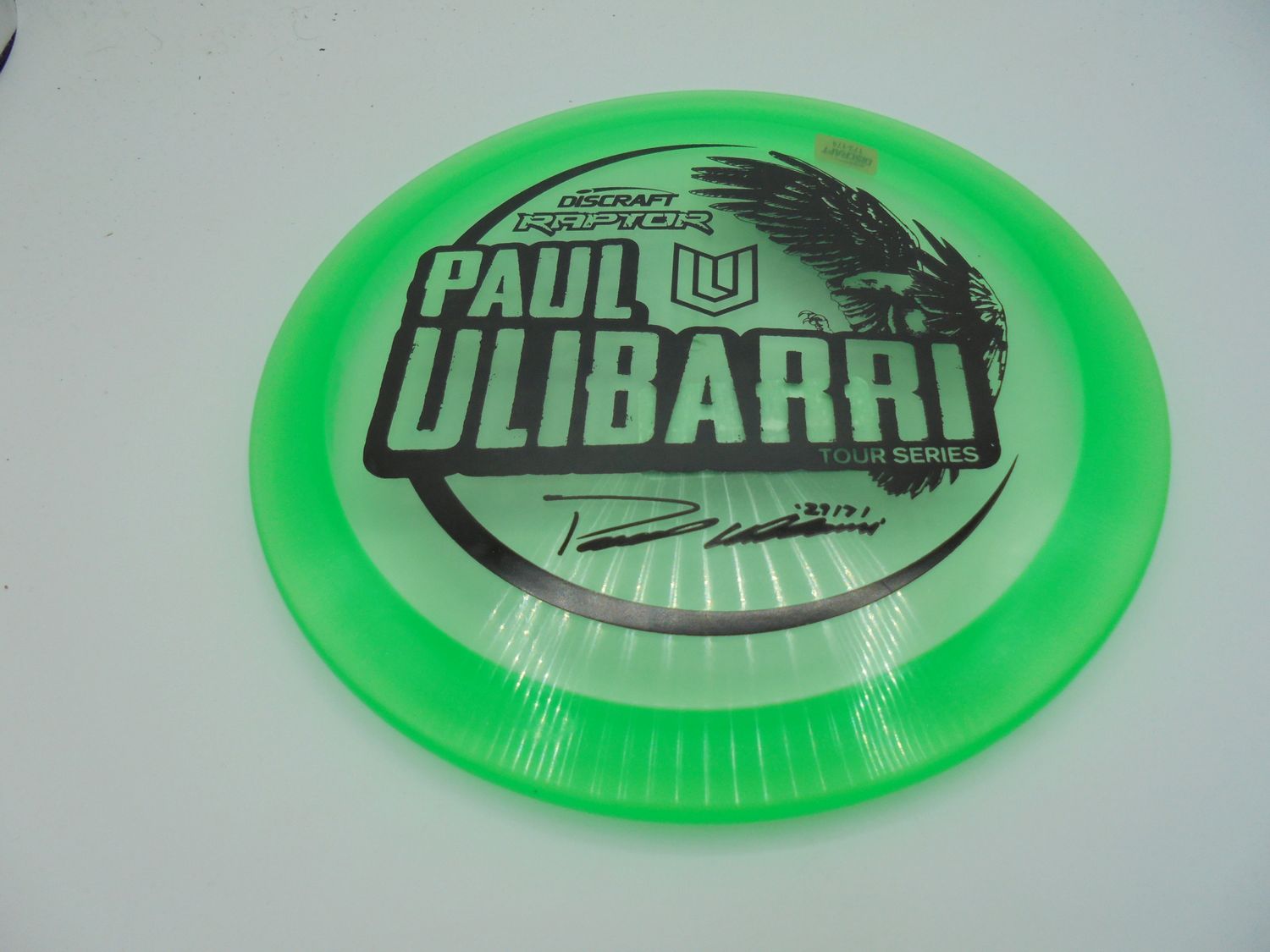 Discraft Z Raptor Uli Stamp Green 175g -AH
