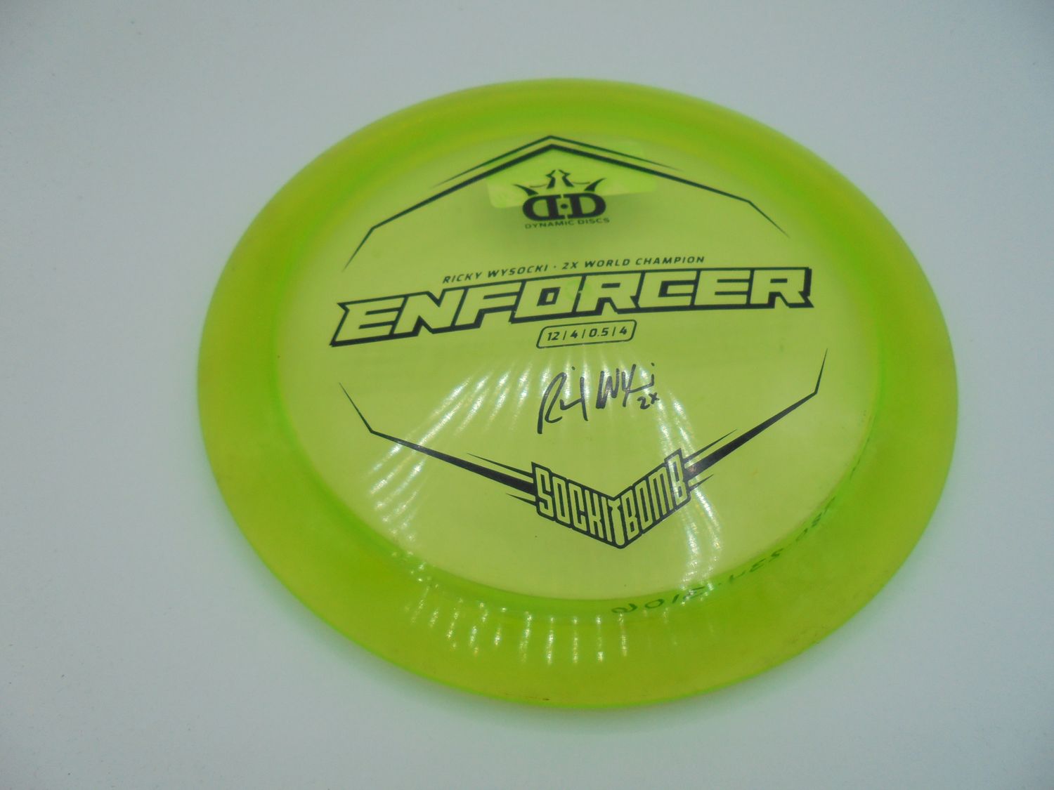 Dynamic Discs Lucid Enforcer Ricky Wysocki Green 172g -ST