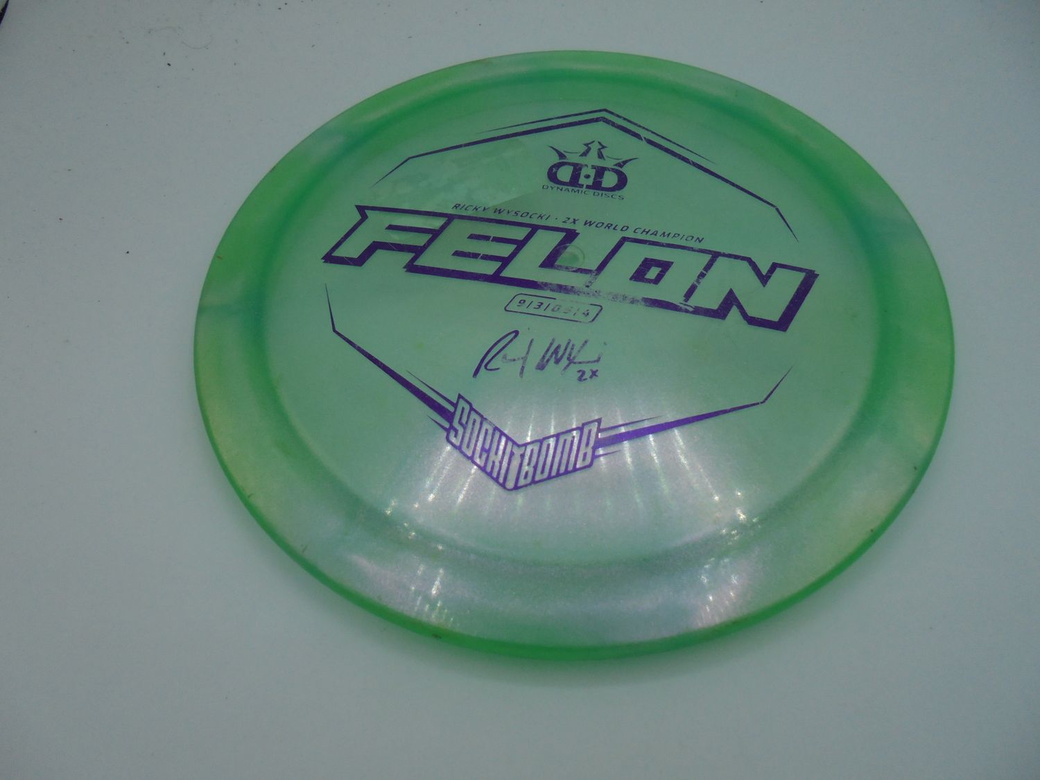 Dynamic Discs Lucid Ricky Felon Green Blue 175g -CL