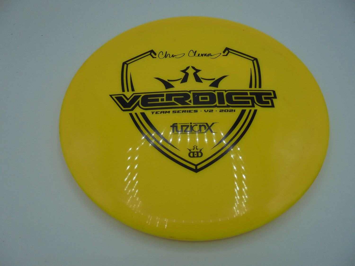 Dynamic Discs Fuzion X Verdict Yellow 176g -JL