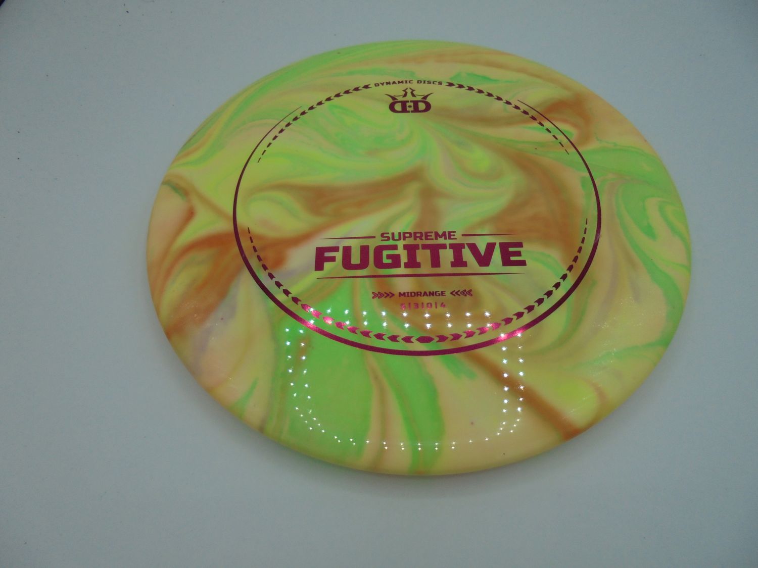 Dynamic Discs Supreme Fugitve White Dyed 176g - IE