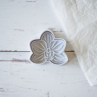 3D Printed Amazing Orchid Stamp Cookie Cutter Set