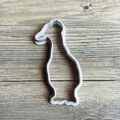 3D Printed Crested Duck Cookie Cutter