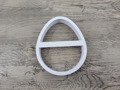 3D Printed Eggs-cellent Egg Cookie Cutter