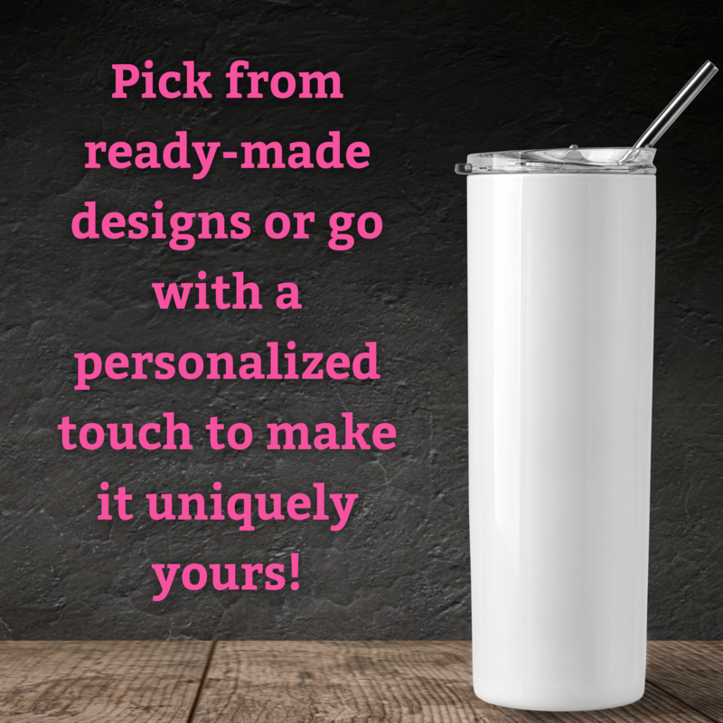 20oz Stainless Steel Personalized Sublimation Tumbler