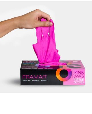 Pink gloves