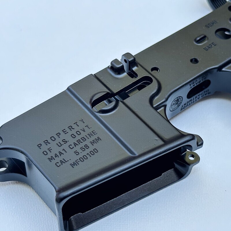 Clone AR15 Lower Receiver - Government Property M4A1