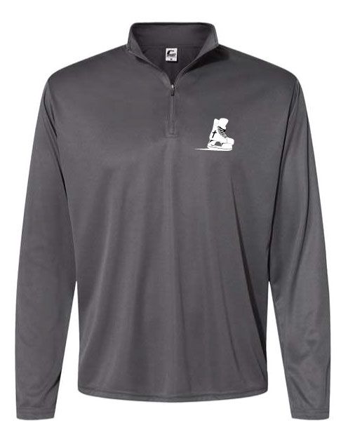 Performance 1/4 Zip Dark Grey (Mens/Ladies)