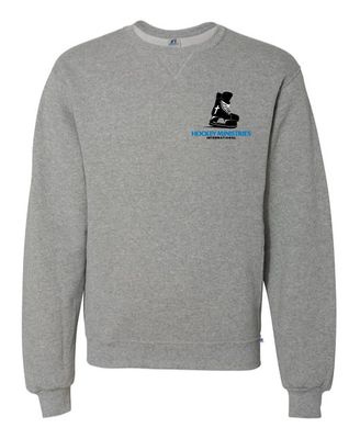 Russell Crewneck Grey Logo 2 (Unisex)