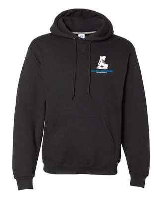 Russell Hoody Black Logo 2 (Unisex)