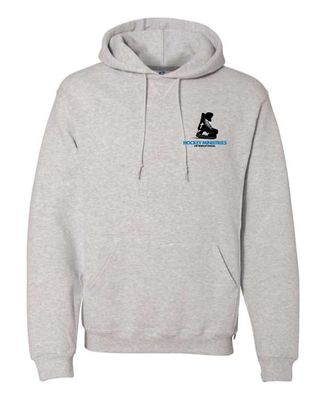 Russell Hoody Grey Logo 2 (Unisex)