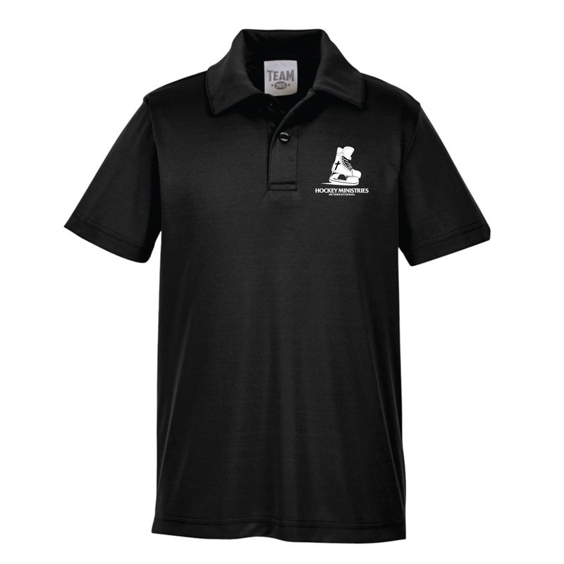 Performance Polo Black (YOUTH)