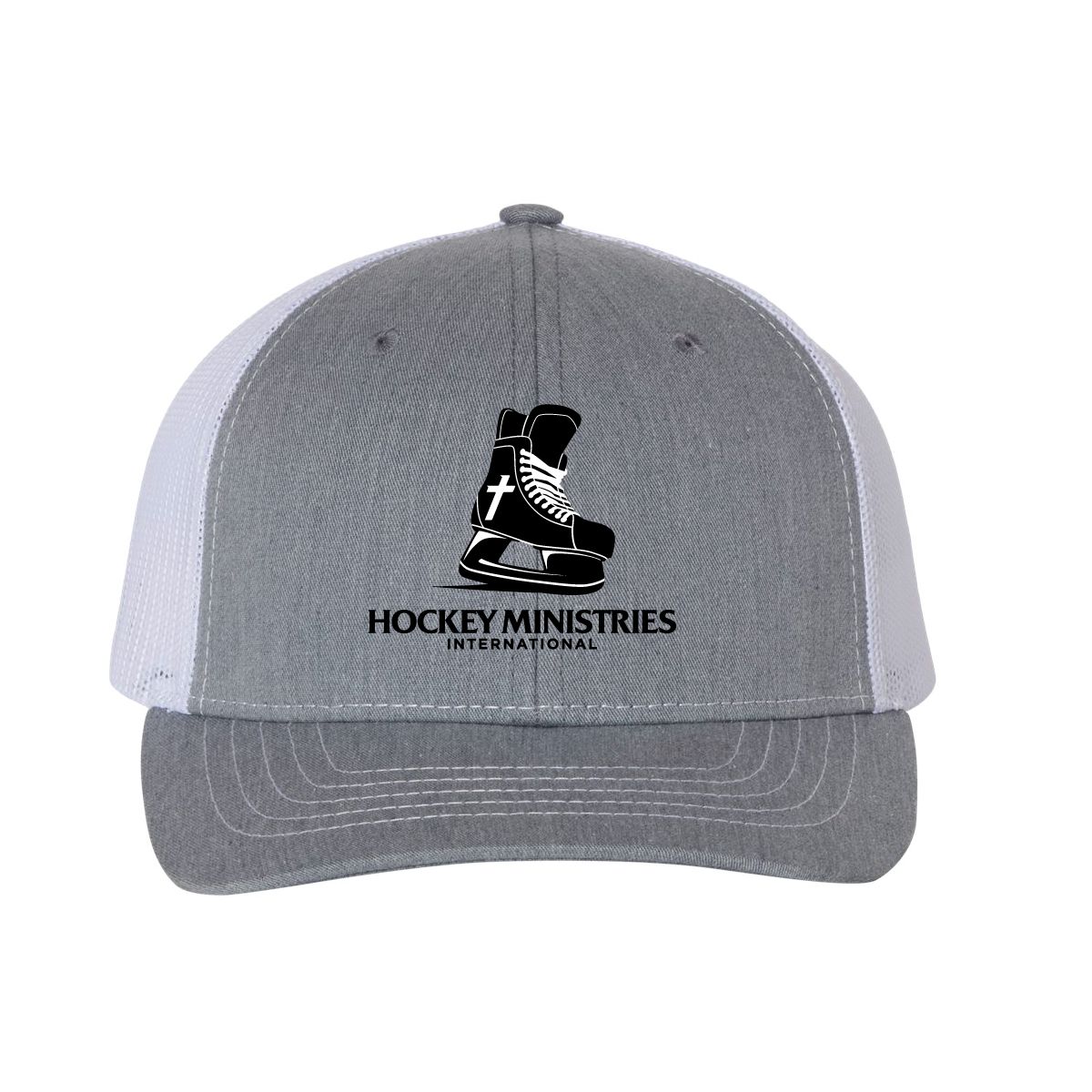Richardson Trucker Cap Grey White (YOUTH)