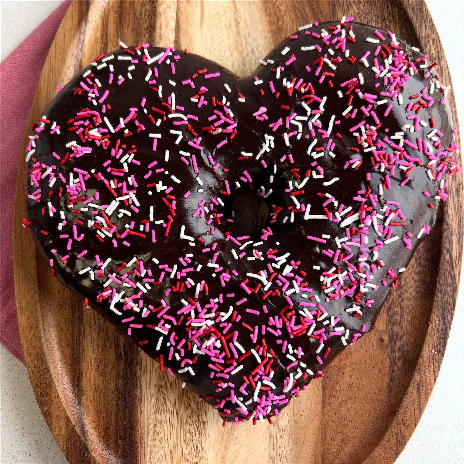 Jumbo Heart Donut