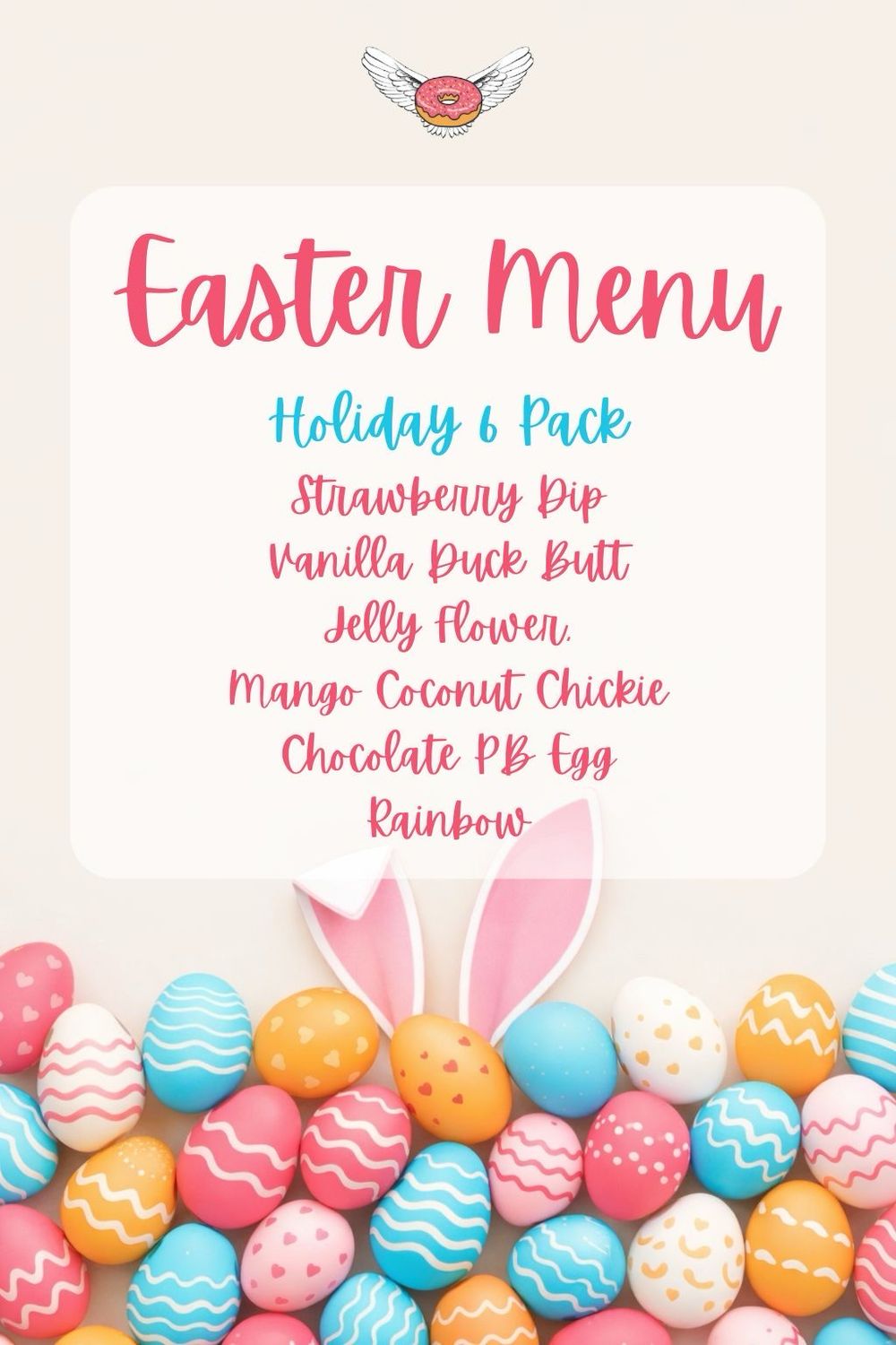 6 Pack Donuts - Easter