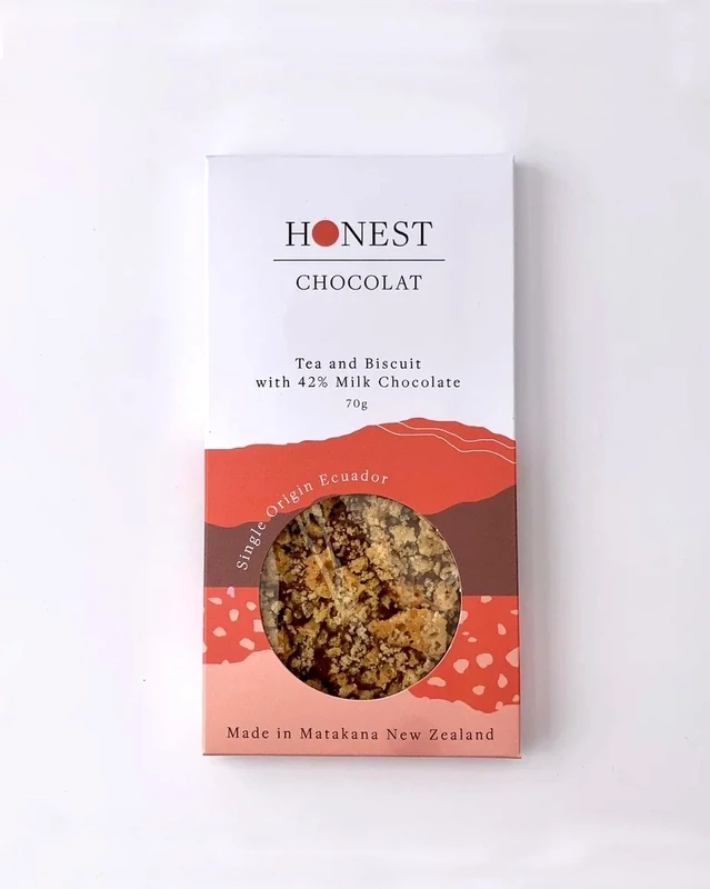 Honest Chocolat | Tea and Biscuit Chocolate