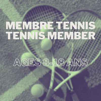 Tennis Membership (Junior 8-18)