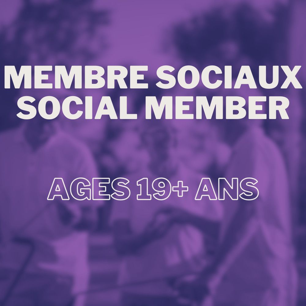 Social Member (19+) - Social Member