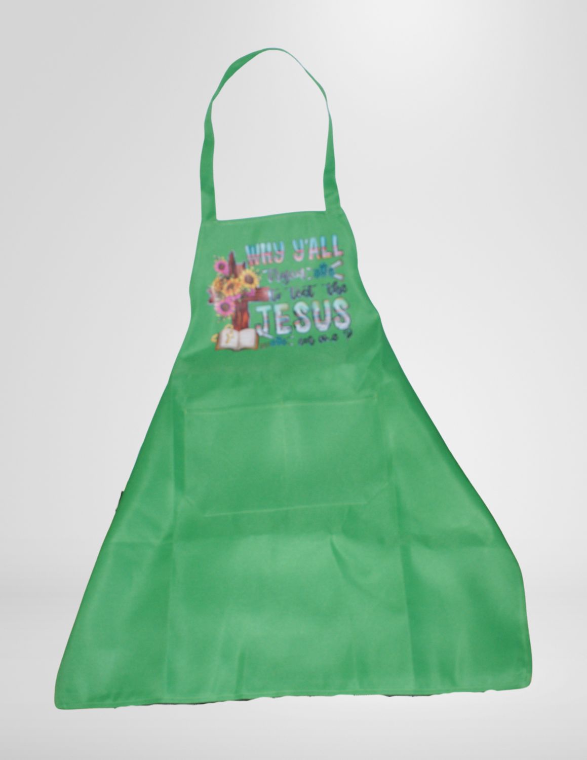 Apron-Green-Why Y'all