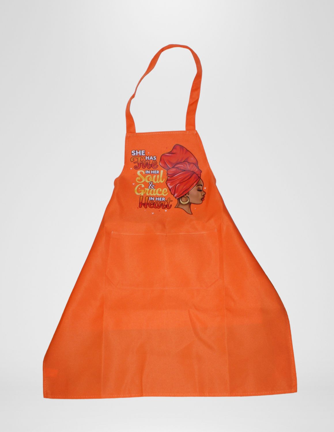 Apron-Orange-She Has Fire