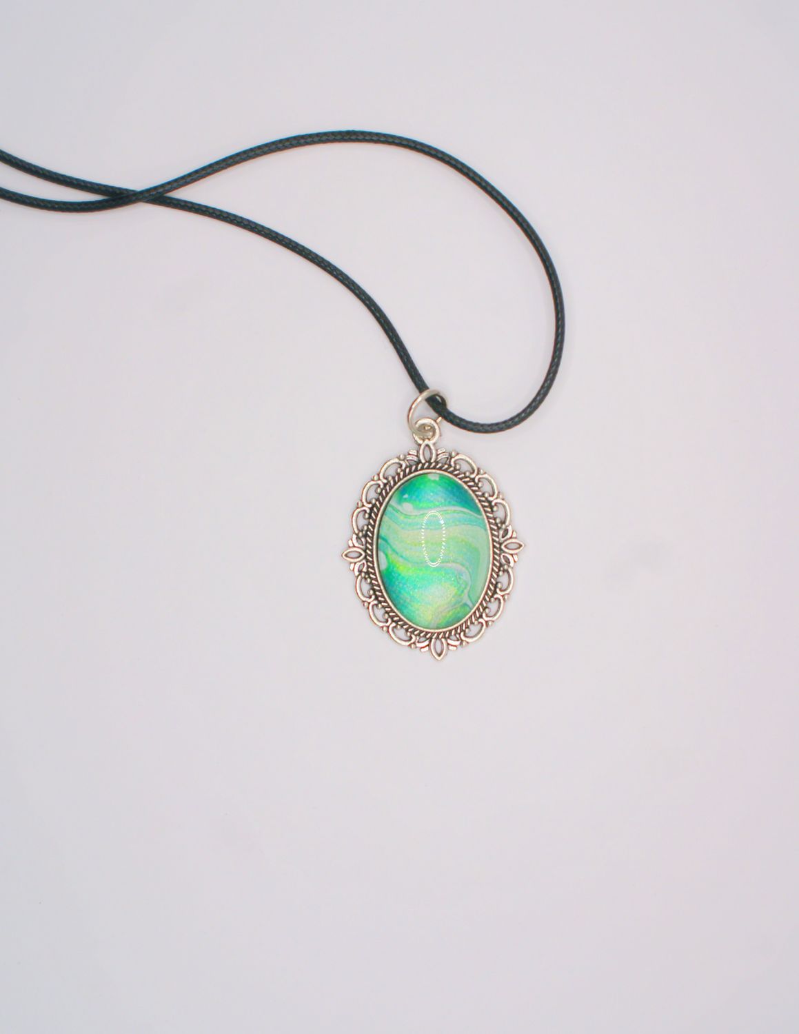 Blue and Green Antique Pendant