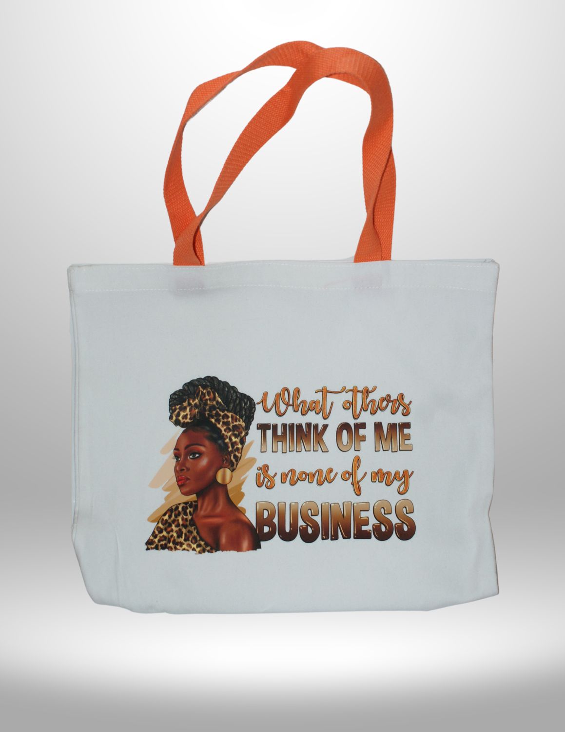 Canvas Tote Bag-Orange What Others Think