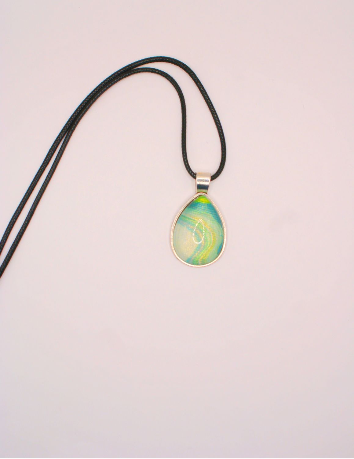 Green & Blue Rain Drop Pendant