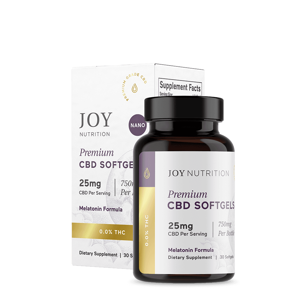 Joy Organics CBD Softgels – Melatonin & CBN