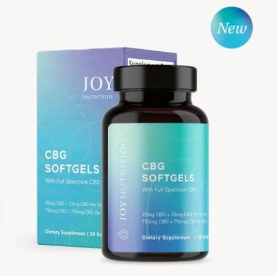 25 mg CBG with 25 mg CBD Softgels