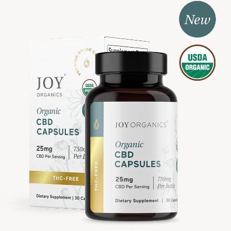 25 mg Organic, Vegan CBD Capsules