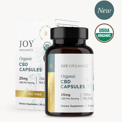 25 mg Organic, Vegan CBD Capsules