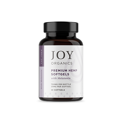NEW! 50 mg Joy Organics CBD Softgels – Melatonin & CBN
