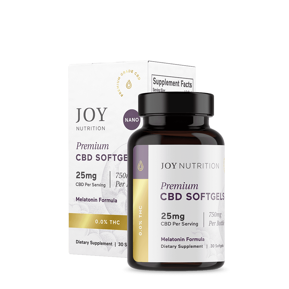 NEW! 50 mg Joy Organics CBD Softgels – Melatonin & CBN