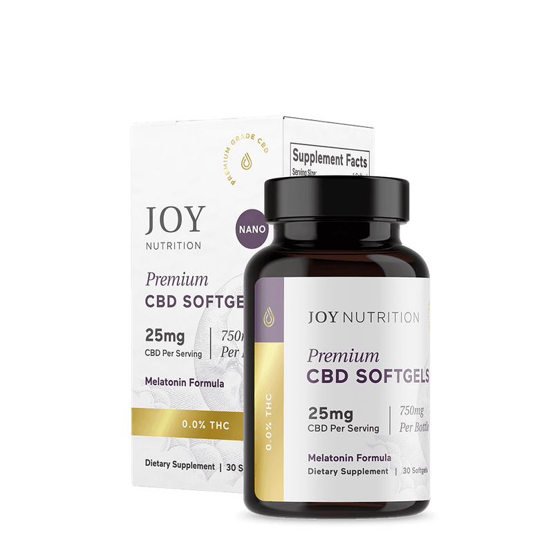 NEW! 50 mg Joy Organics CBD Softgels – Melatonin & CBN
