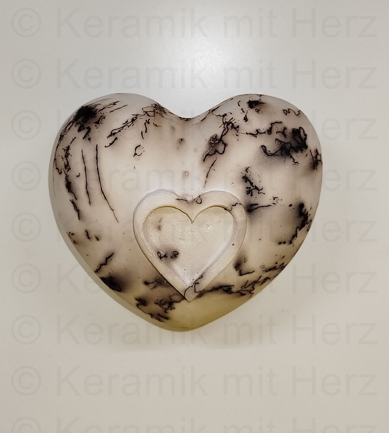 Herz-Urne mit Foto  8
