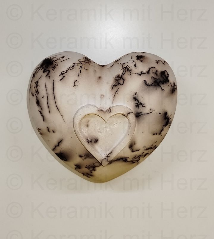 Herz-Urne mit Foto  8