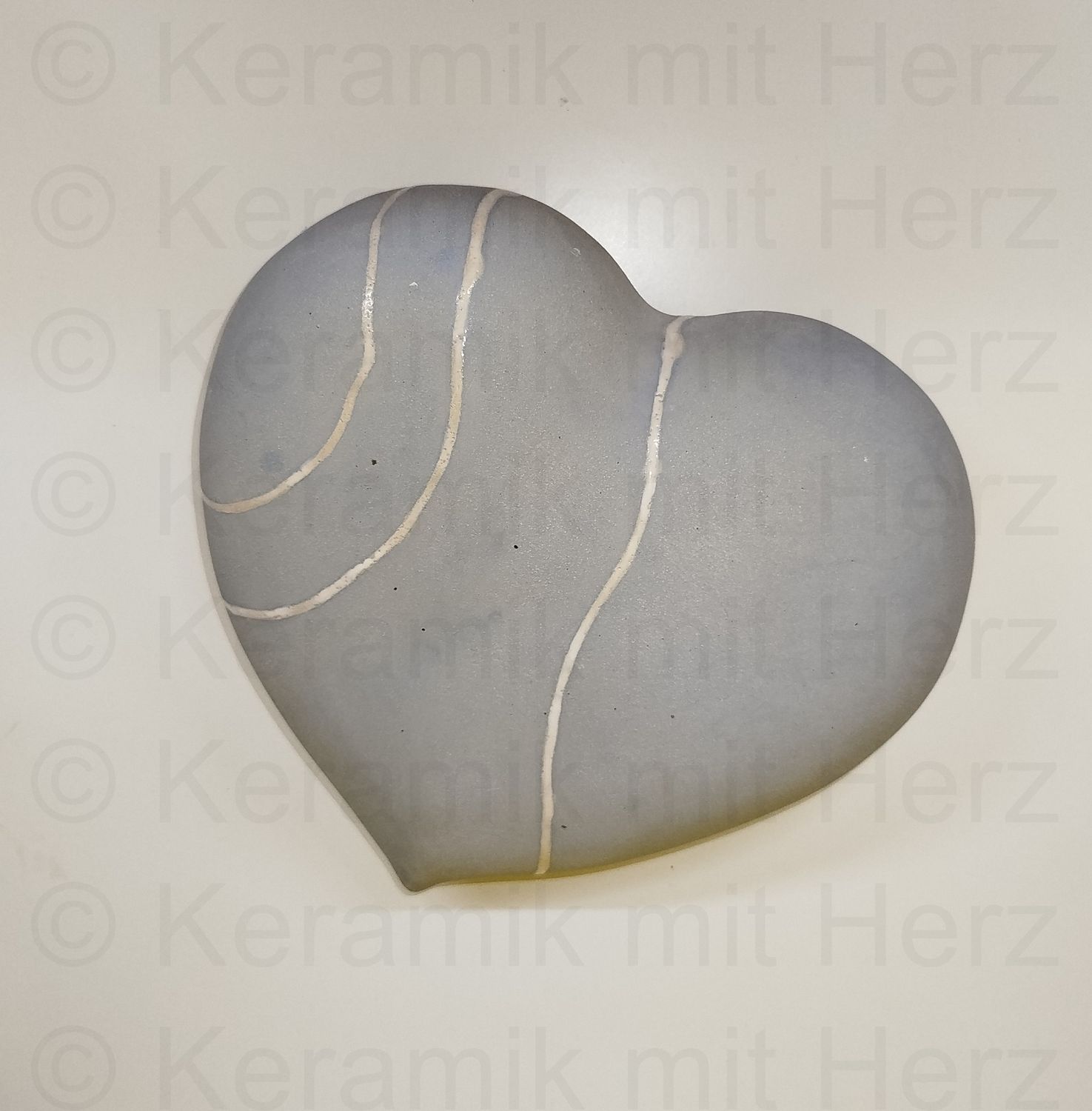 Steinherz aus Keramik 50