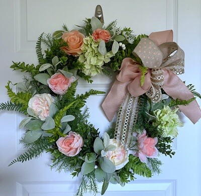 Spring Grapevine Wreath