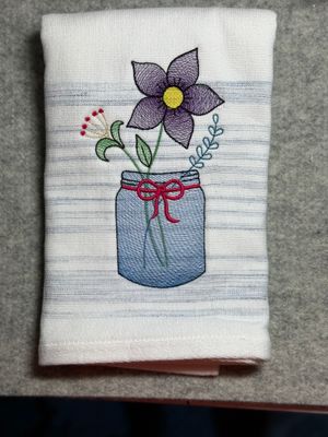 Mason Jar Kitchen Towels