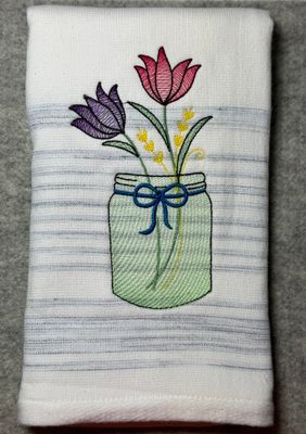 Mason Jar Kitchen Towels